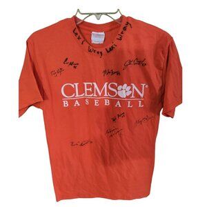 Clemson University 2007-2010 Signed Clemson Baseball Team T-Shirt.